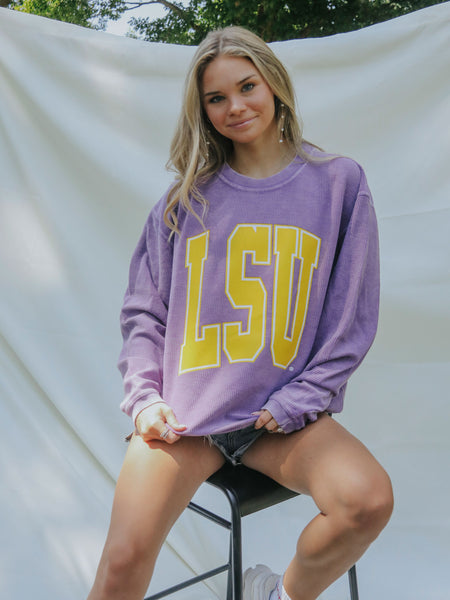 Lsu corded sweatshirt sale