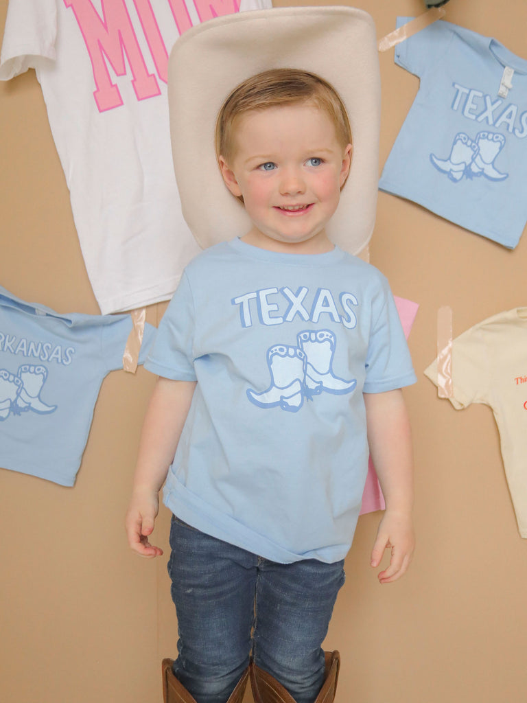 TEXAS BOOTS TODDLER (BLUE)