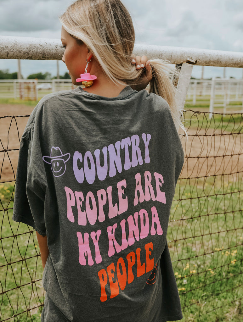 COUNTRY PEOPLE ARE MY KINDA PEOPLE (front + back)