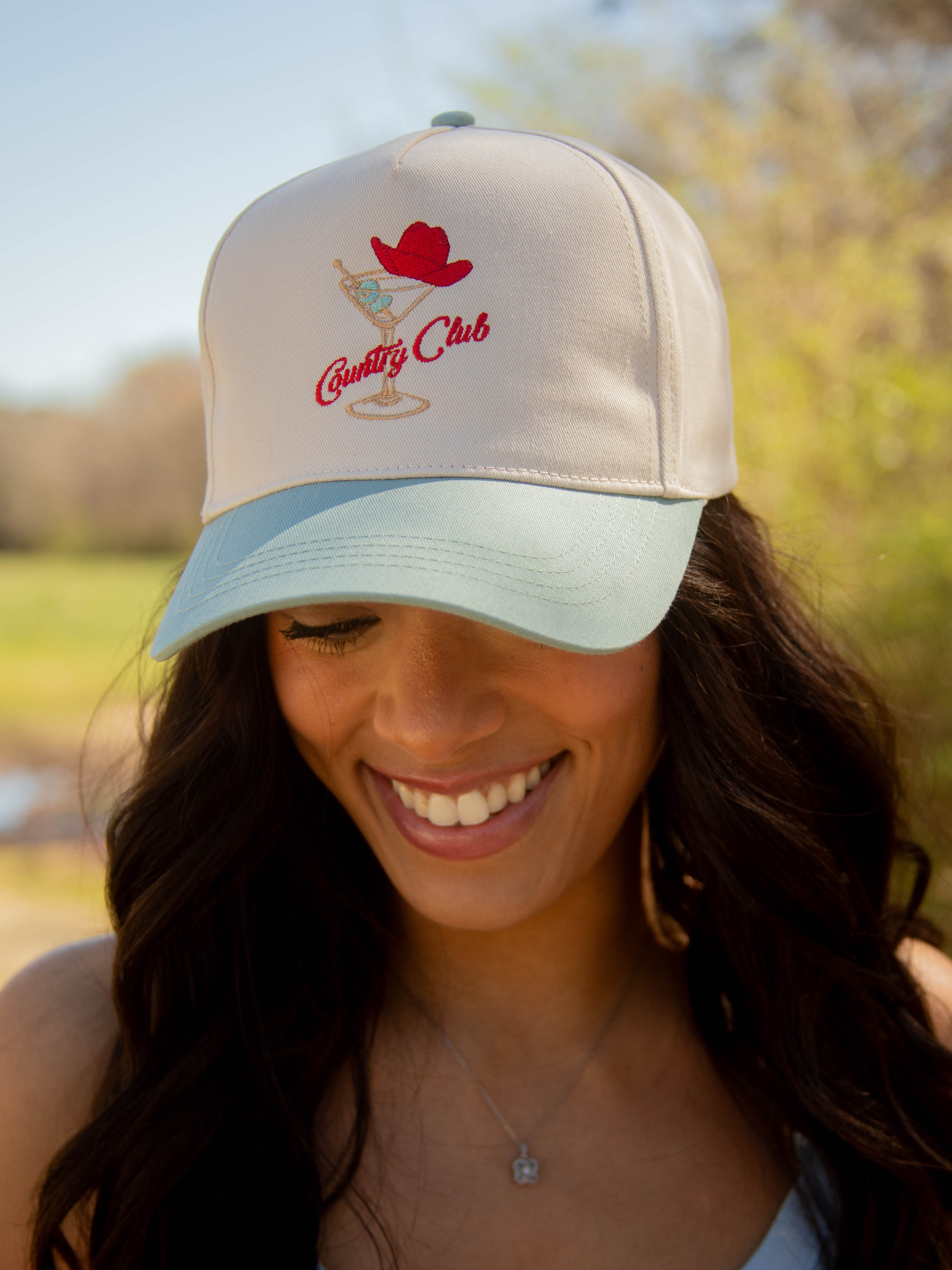 cowboys club dress code country martini trucker hat Spring 23-Q1 Size:S(34–36) Flowy Long Sleeves Cameo Cowboys okc