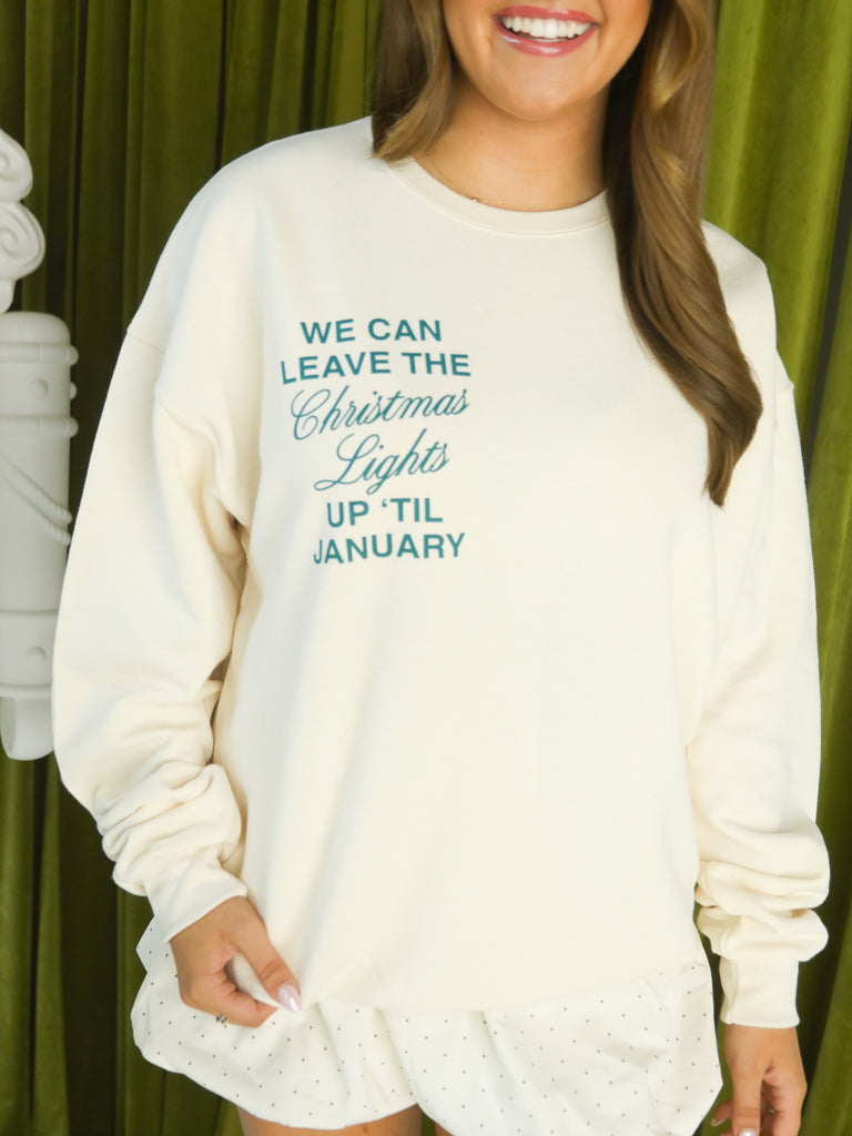 TIL JANUARY SWEATSHIRT (FRONT + BACK)