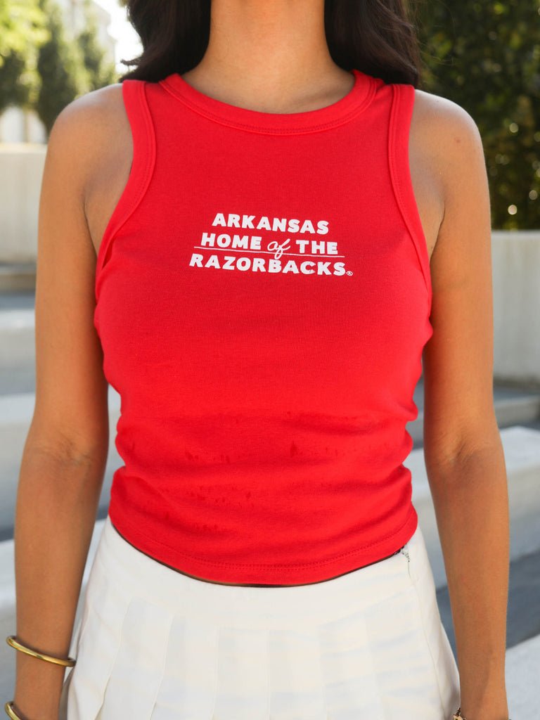 HOME OF THE RAZORBACKS TANK
