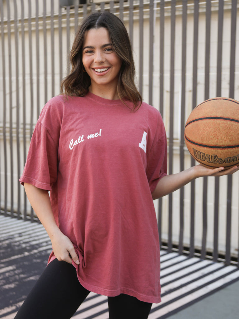 CALL ME TEE (FRONT + BACK)