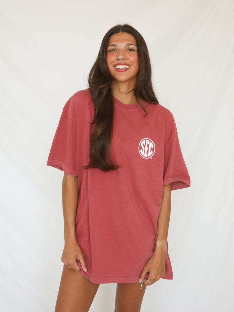 SEC SATURDAYS IN THE SOUTH TEE (FRONT + BACK)