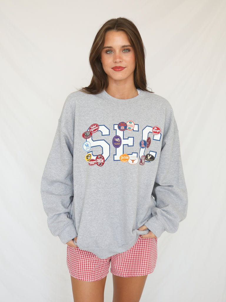 SEC PATCHES SWEATSHIRT