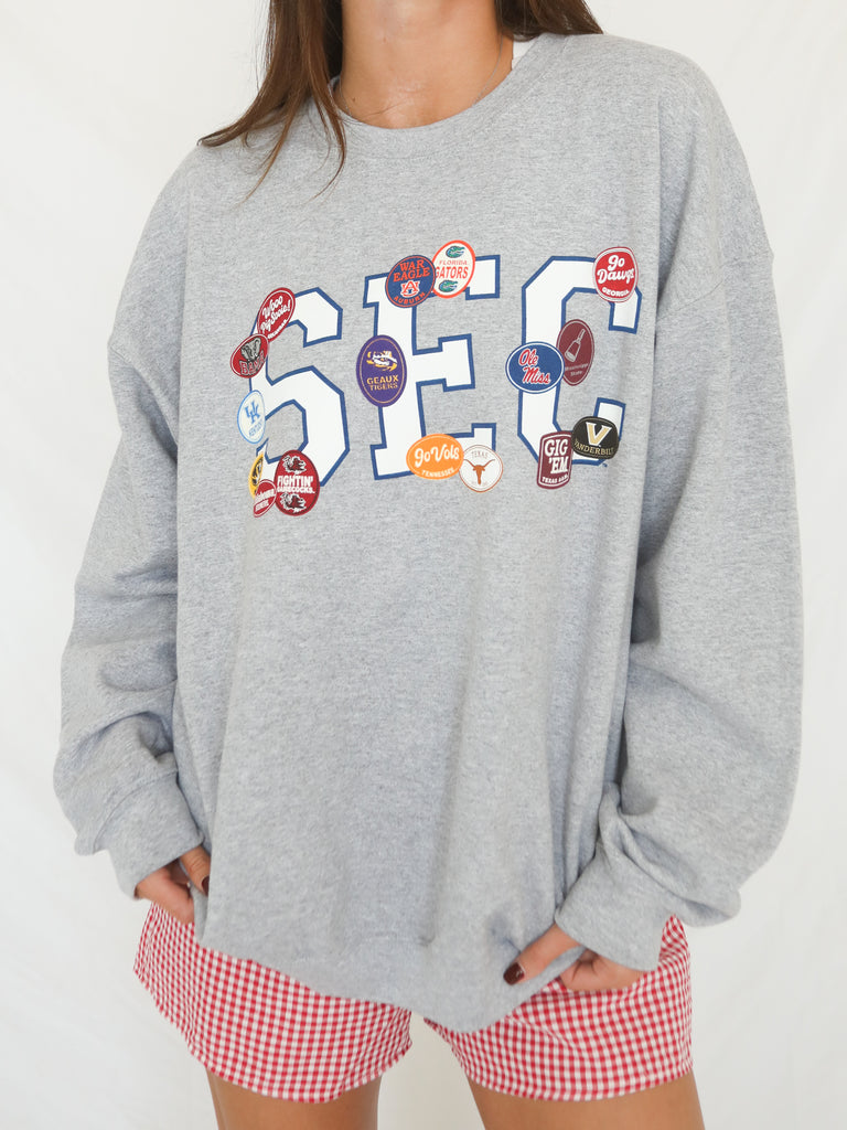 SEC PATCHES SWEATSHIRT