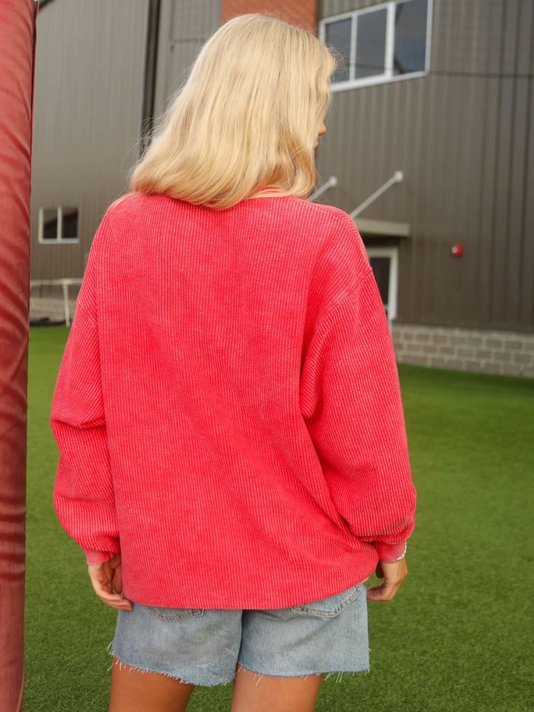 FOOTBALL RED CORD