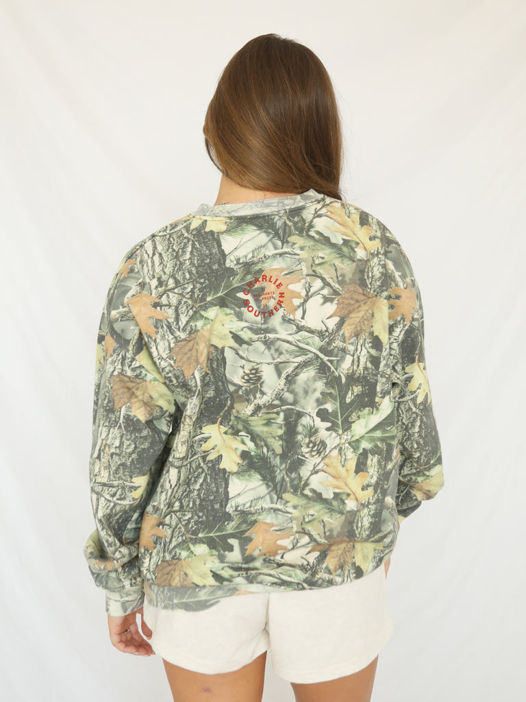 ARKANSAS ARCH CAMO SWEATSHIRT