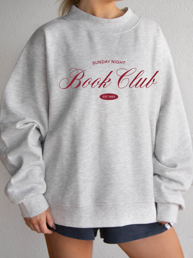 CHARLIE SOUTHERN X JO JOHNSON OVERBY: SUNDAY NIGHT BOOK CLUB MOCK NECK