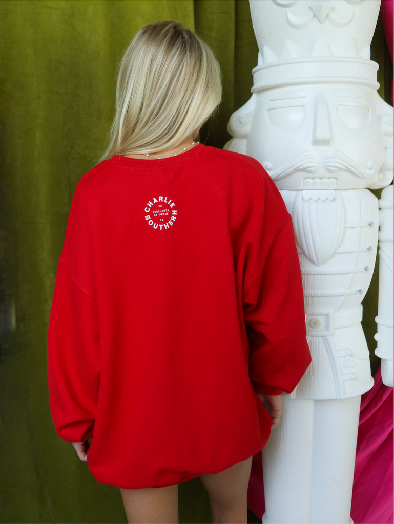 BYE BUDDY SWEATSHIRT - RED