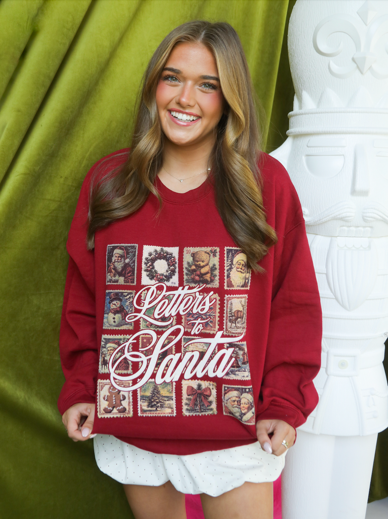 LETTERS TO SANTA RETRO SWEATSHIRT