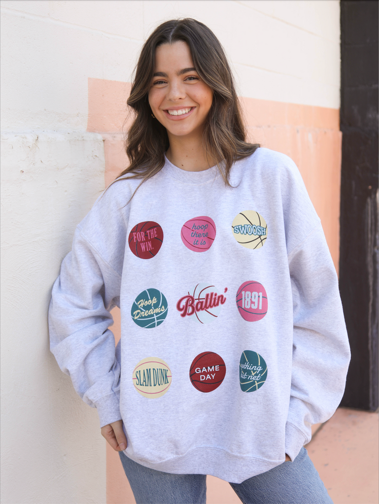 BALLIN BASKETBALLS SWEATSHIRT