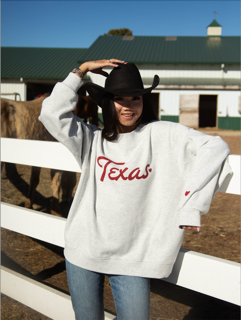 TEXAS HEART MOCKNECK | Charlie Southern