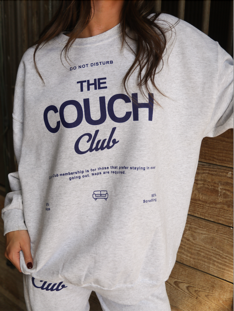 COUCH CLUB SWEATSHIRT - ASH