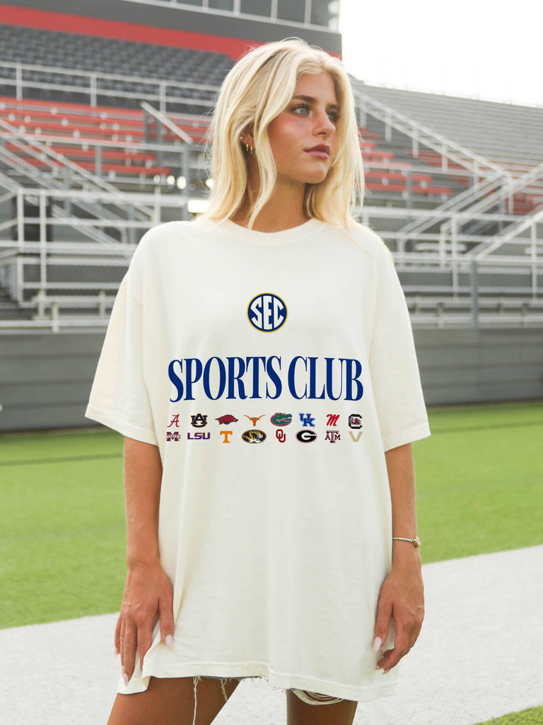 SEC SPORTS CLUB TEE - CREAM