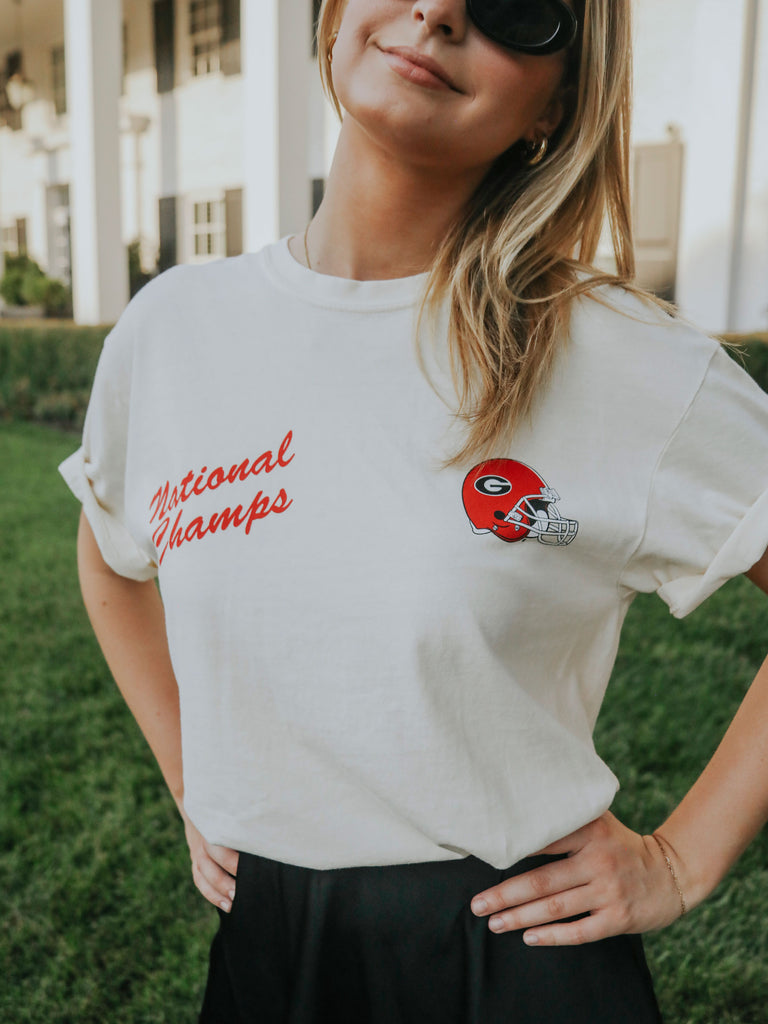 NATIONAL CHAMPS UGA TEE '23 (FRONT + BACK)
