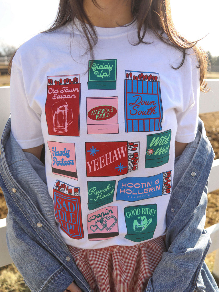 WESTERN MATCHES TEE