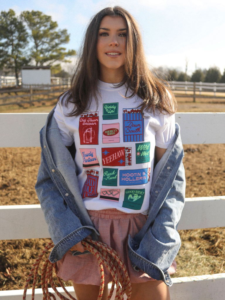 WESTERN MATCHES TEE