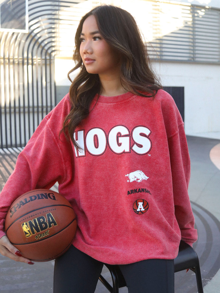 HOGS BASKETBALL CORDED CREW