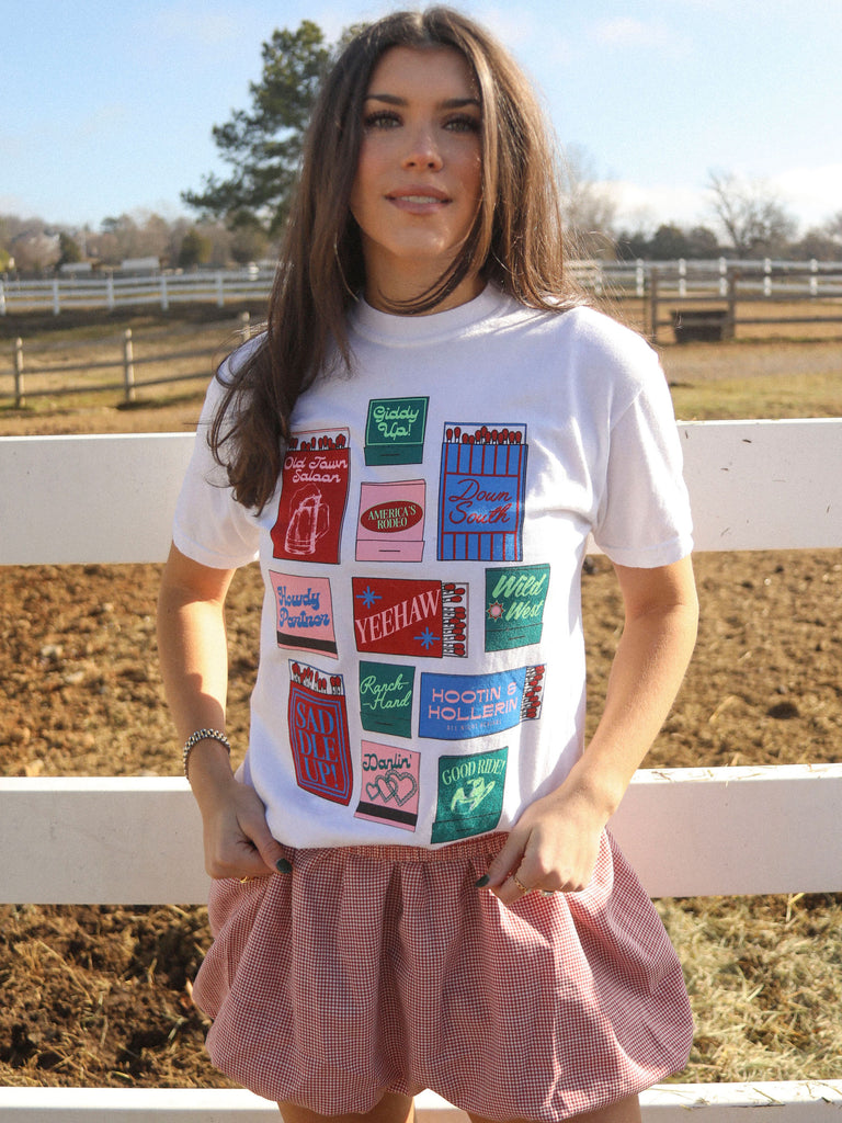 WESTERN MATCHES TEE