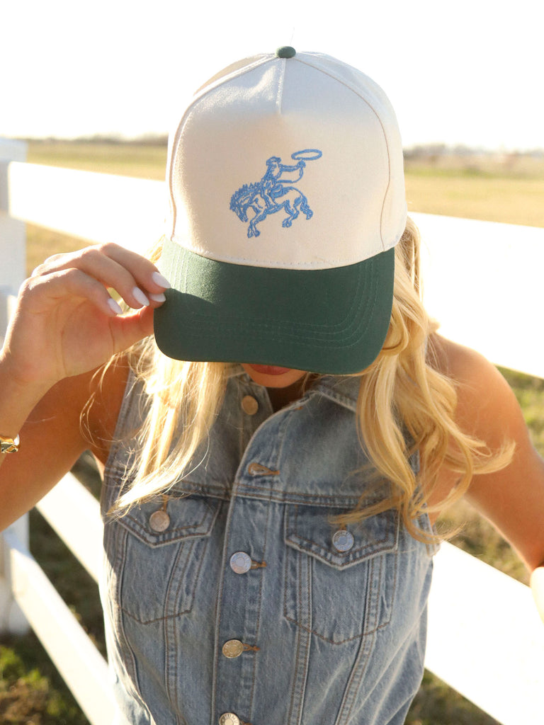 rodeo rider trucker hat