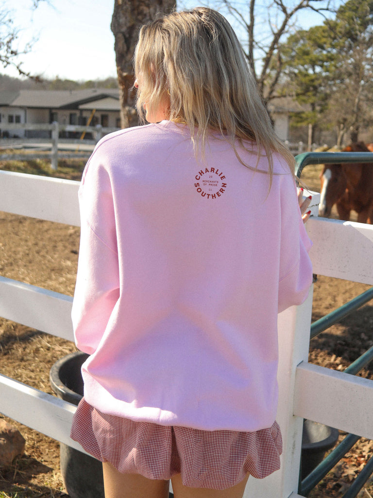 COWBOYS ARE CALLING SWEATSHIRT - PINK