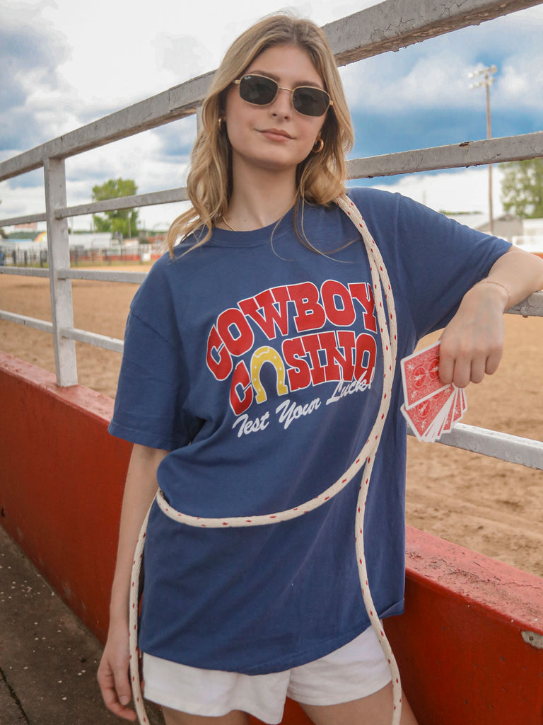 COWBOY CASINO TEE (FRONT + BACK)