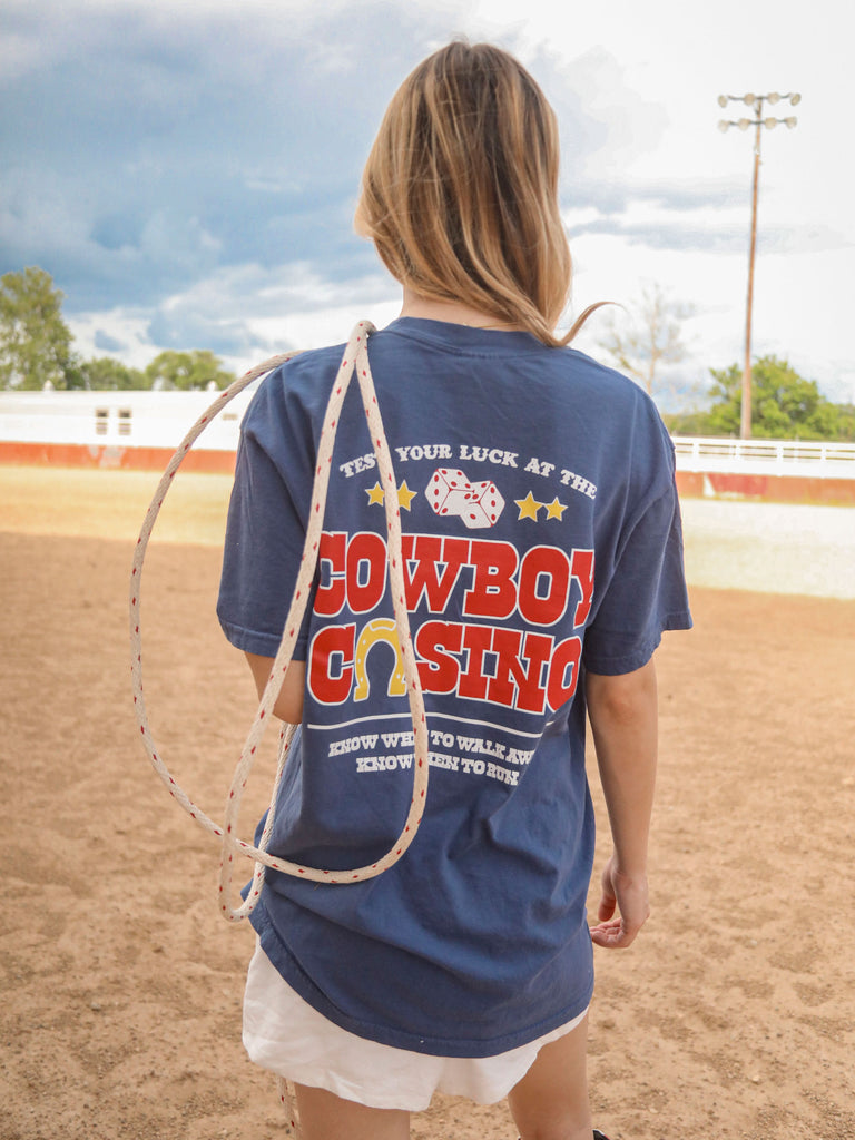 COWBOY CASINO TEE (FRONT + BACK)