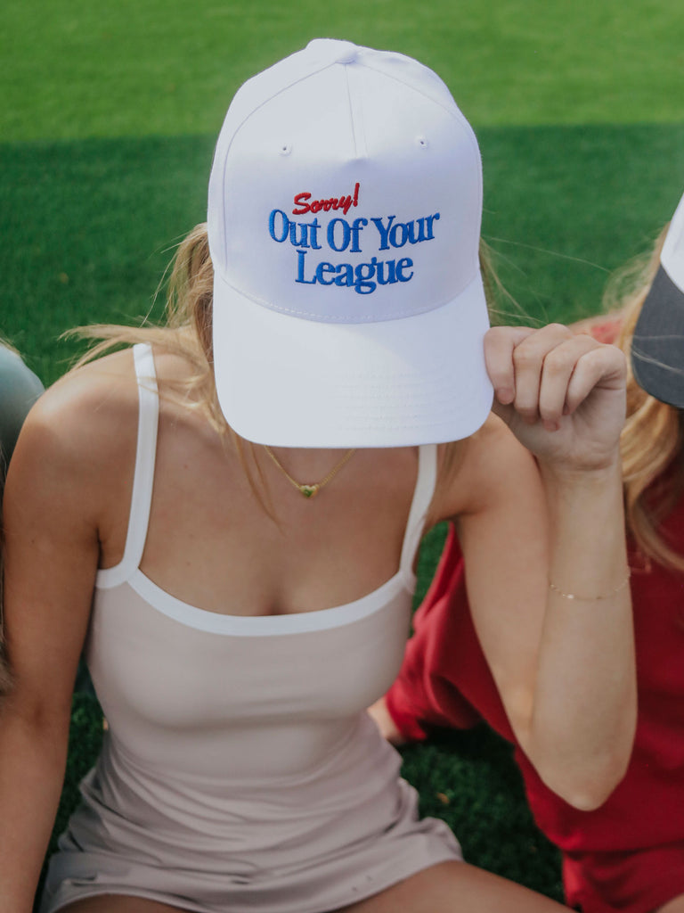 SORRY! OUT OF YOUR LEAUGE TRUCKER HAT
