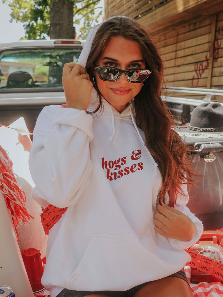 HOGS AND KISSES HOODIE (FRONT + BACK)
