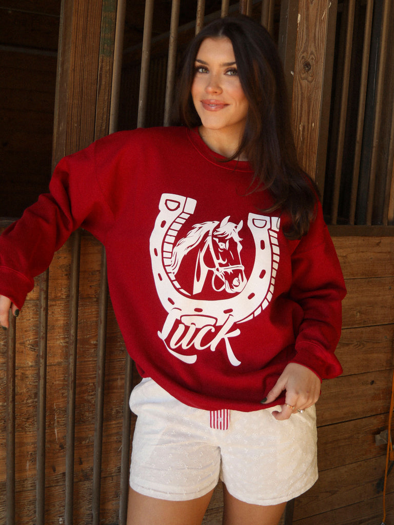 HORSESHOE LUCK SWEATSHIRT