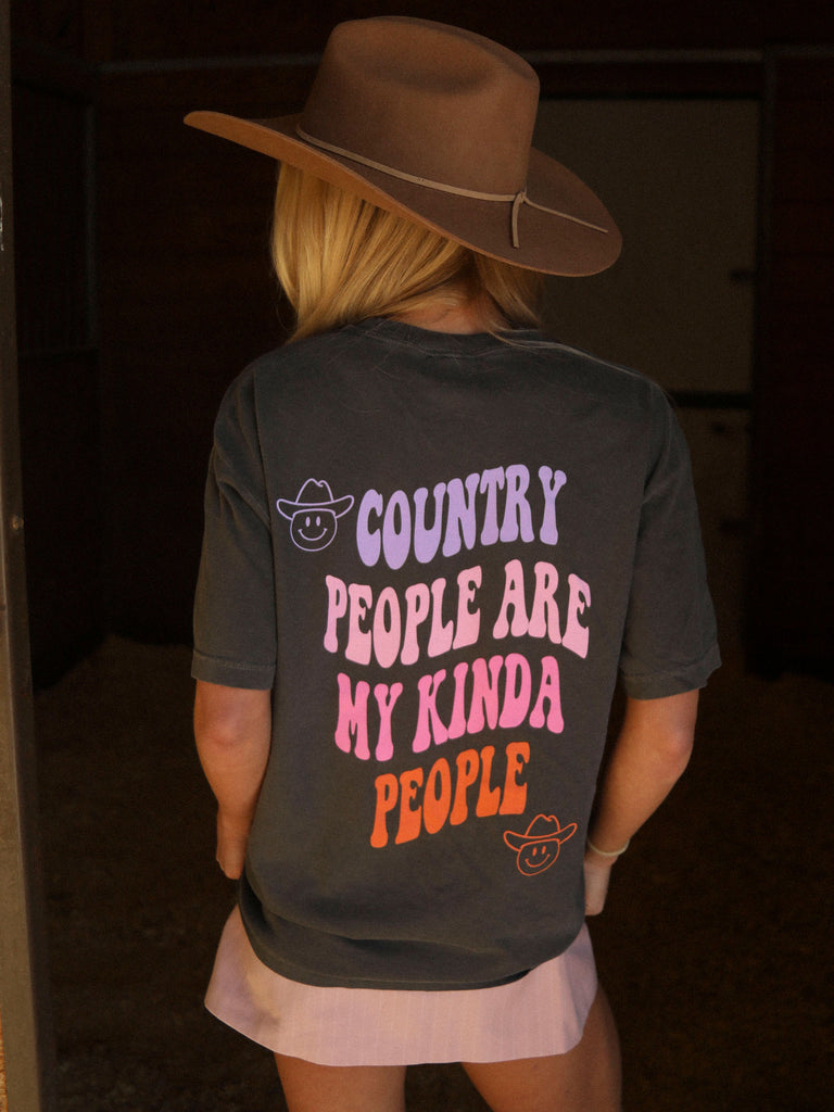 COUNTRY PEOPLE ARE MY KINDA PEOPLE (front + back)