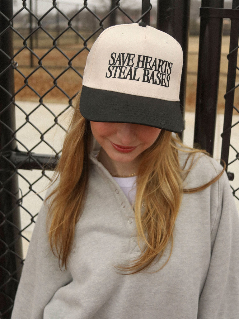 SAVE HEARTS STEAL BASES TRUCKER