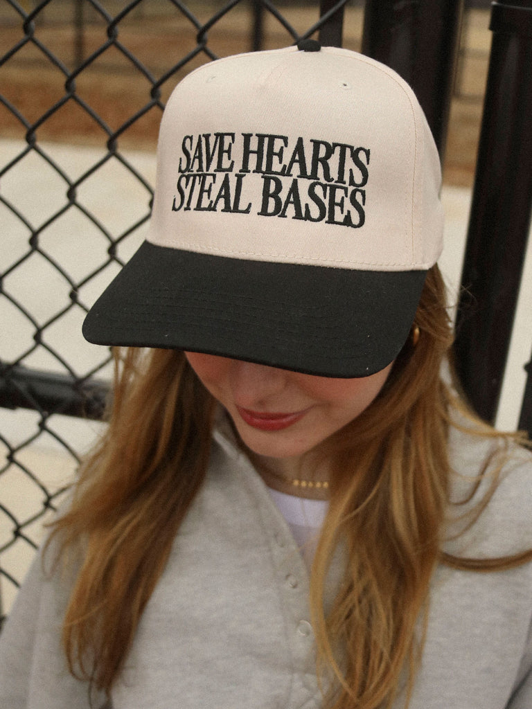 SAVE HEARTS STEAL BASES TRUCKER