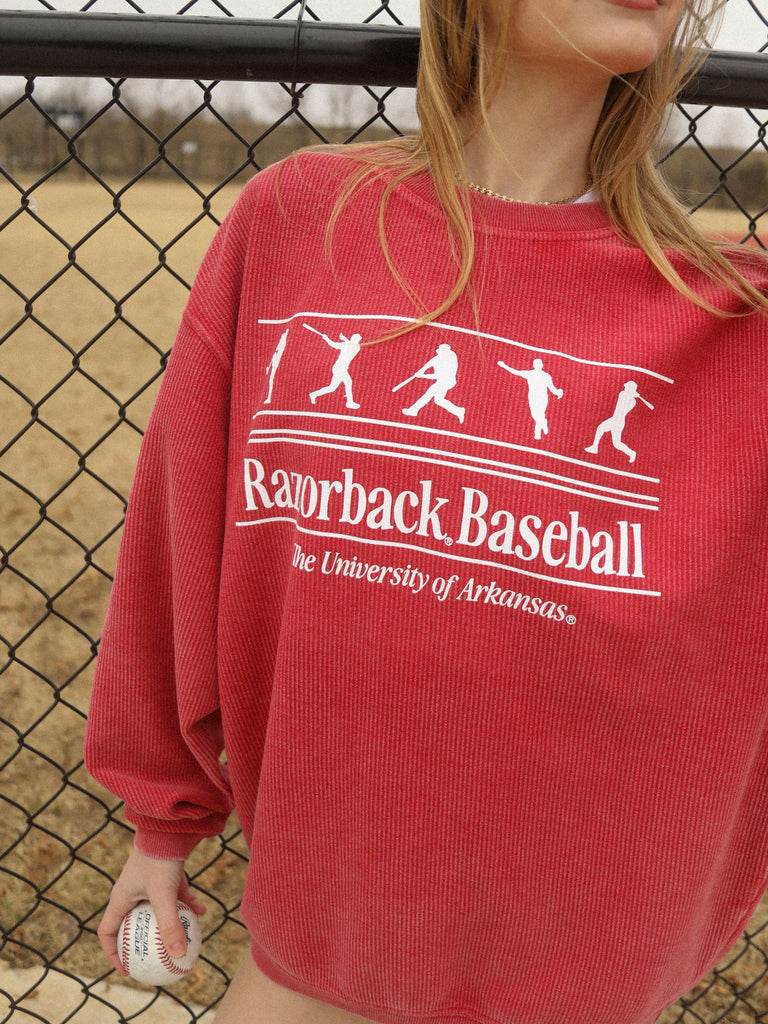 80S RAZORBACK BASEBALL CORD