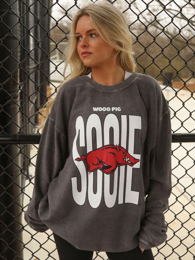 WOO PIG SOOIE GREY CORD