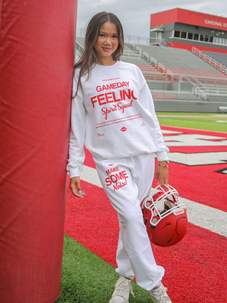 GAMEDAY FEELING RED SWEATSHIRT