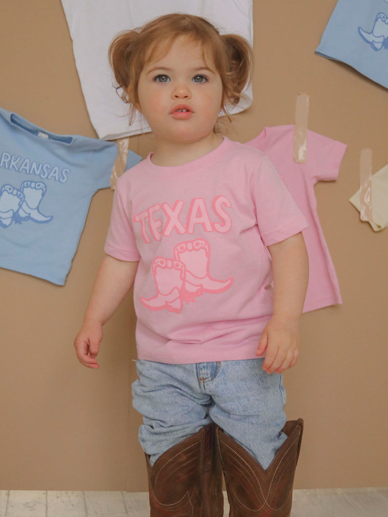 TEXAS BOOTS TODDLER (PINK)