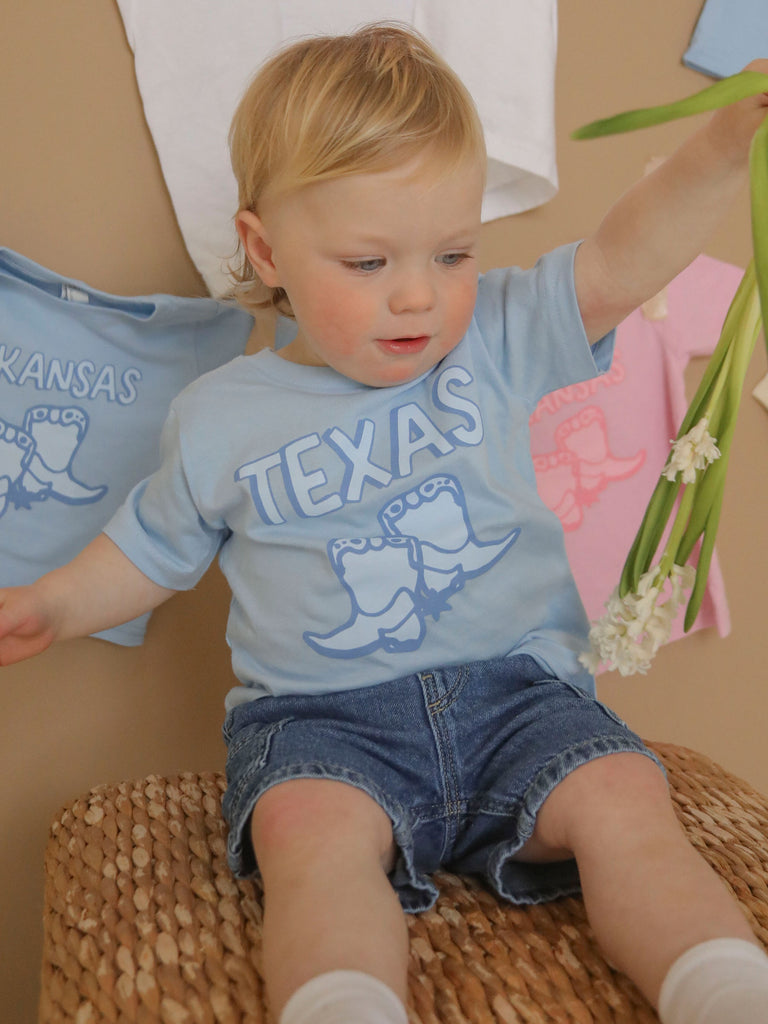 TEXAS BOOTS BABY (BLUE)