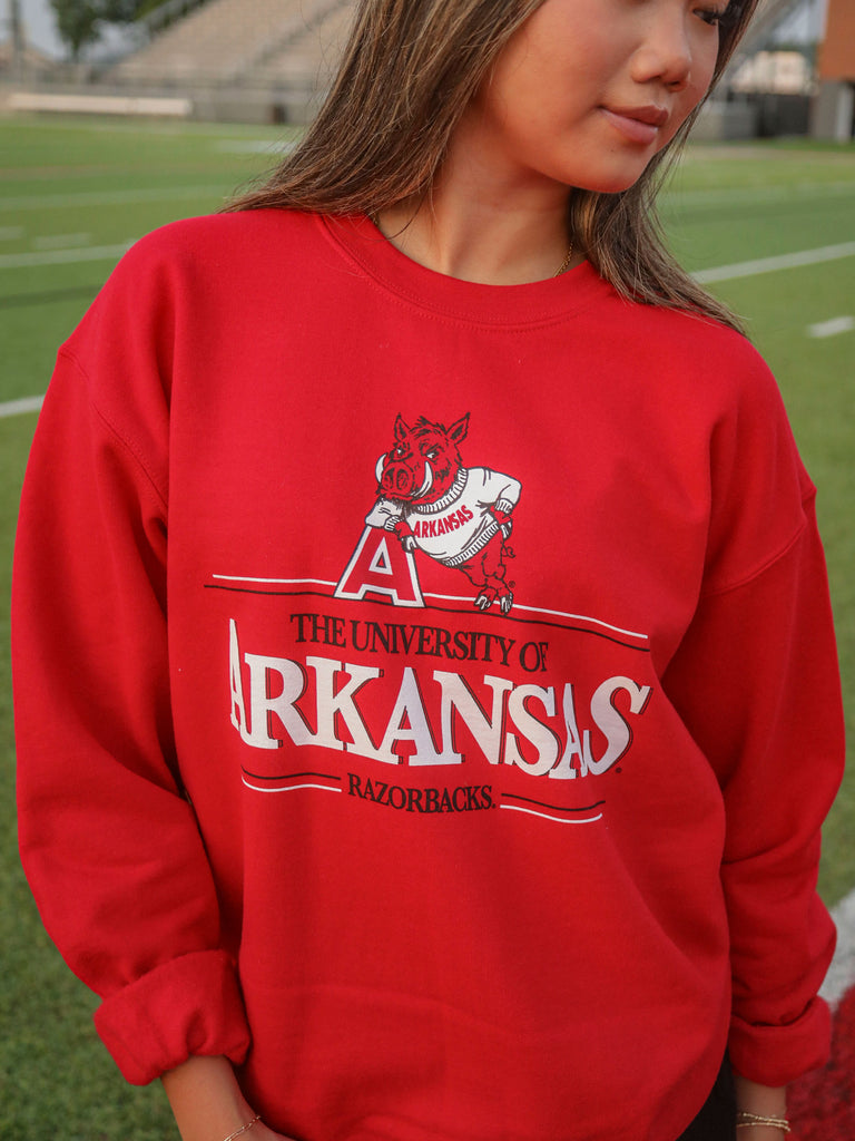 UNIVERSITY OF ARKANSAS VAULT SWEATSHIRT