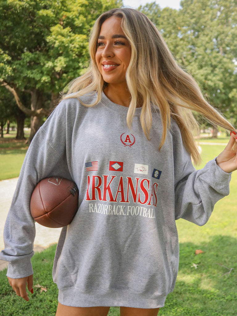 ARKANSAS FLAG SWEATSHIRT