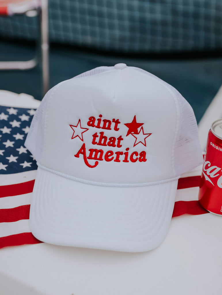 AIN'T THAT AMERICA TRUCKER HAT