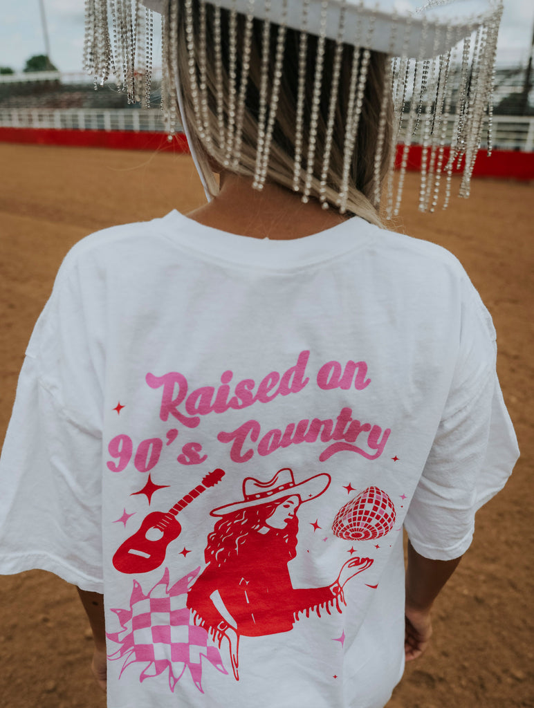 RAISED ON 90'S COUNTRY (front + back)