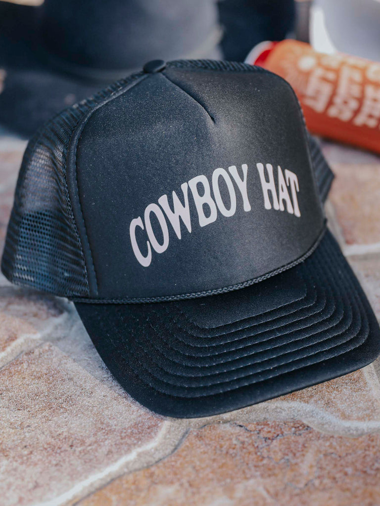COWBOY HAT TRUCKER HAT